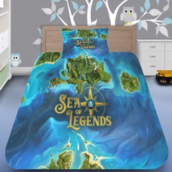 3D спално бельо Игри - Sea...