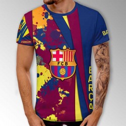 3D Мъжка тениска Barca FCB