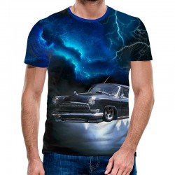 3D Мъжка тениска Car 6868 +...