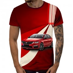 3D Мъжка тениска Car 6864 +...