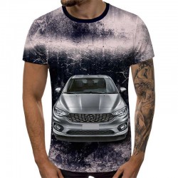 3D Мъжка тениска Car 6841 +...