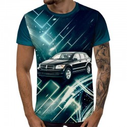 3D Мъжка тениска Car 6837 +...