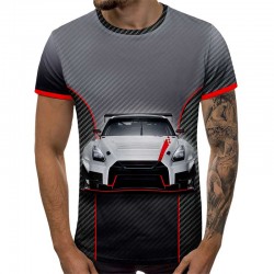 3D Мъжка тениска Car 6835 +...
