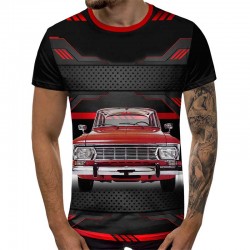 3D Мъжка тениска Car 6833 +...