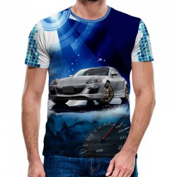 3D Мъжка тениска Car 6816 +...