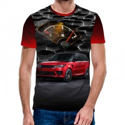 3D Мъжка тениска Car 6810 +...