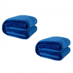 2 броя одеяла ХИТ синьо