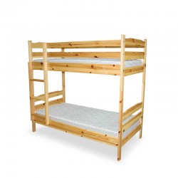 Двуетажно дървено легло...