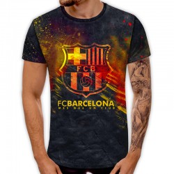 3D Мъжка тениска Barca