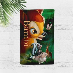 3D Плажни кърпи Kids Bambi