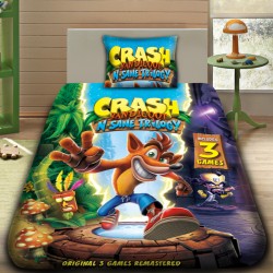 Детско 3D спално бельо CRASH