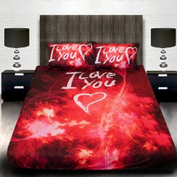 3D спално бельо Романтични,...