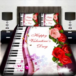 3D спално бельо Романтични,...