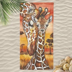 3D Плажни кърпи Kids ЖИРАФ