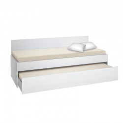 Легло Сандвич цвят бял 82х190