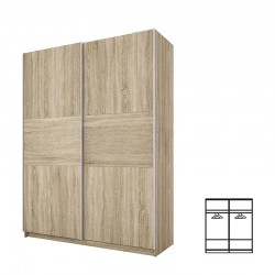 Двукрилен гардероб с...