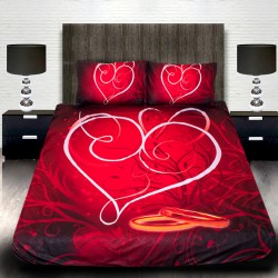 3D спално бельо Романтични,...