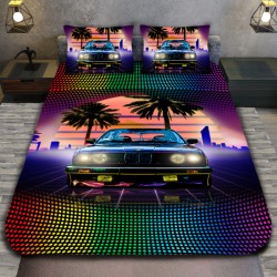 3D спално бельо с Коли, 5374