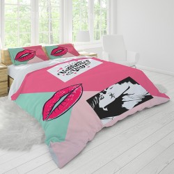 3D спално бельо романтичeн,...