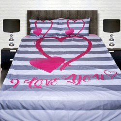 3D спално бельо Романтични,...