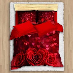 3D спално бельо романтичeн,...