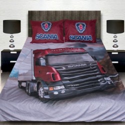 3D спално бельо с Камиони,...