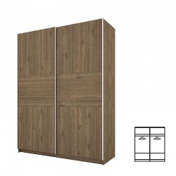 Двукрилен гардероб с...