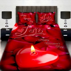 3D спално бельо Романтични,...