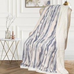 Одеяло Вълни, сиво