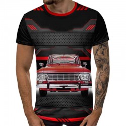 3D Мъжка тениска Car 6833 +...