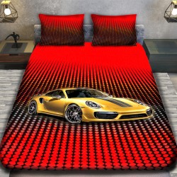 3D спално бельо с Коли,...