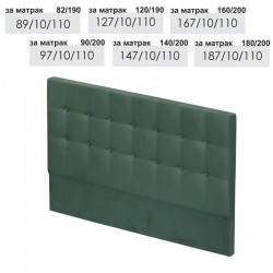 Табла за легло Катлея, зелено