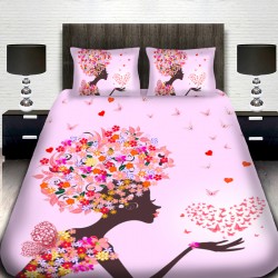 3D спално бельо Романтични,...