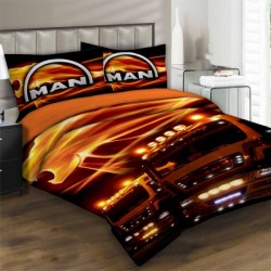 3D спално бельо с Камиони,...