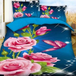 3D спално бельо, флорални,...
