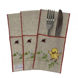 Луксозна сгъната салфетка...