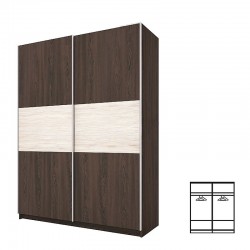 Двукрилен гардероб с...