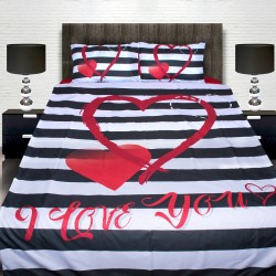 3D спално бельо Романтични,...