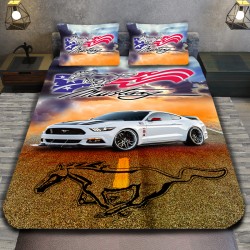 3D спално бельо с Коли, 5141
