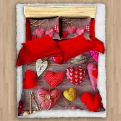 3D спално бельо романтичeн,...