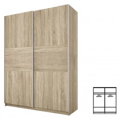 Двукрилен гардероб с...