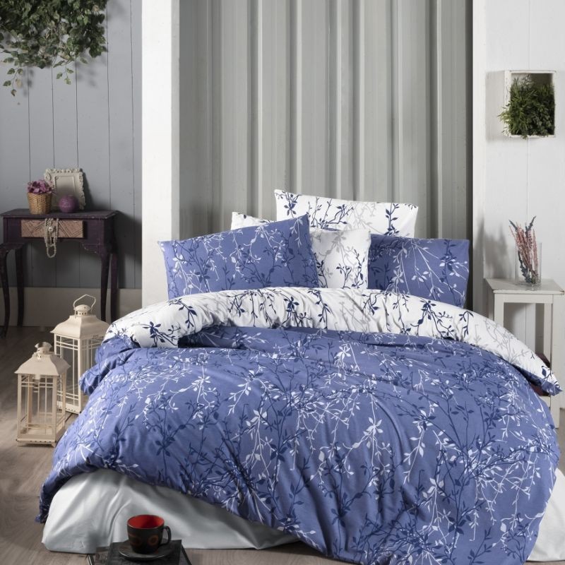 Спално бельо лимитирана колекция ZENA NAVY BLUE