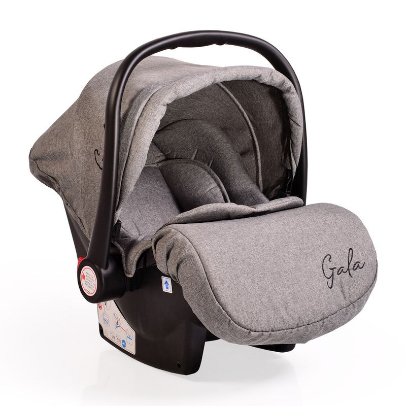 Детско столче-кошничка за кола Gala 0-13 kg - сив