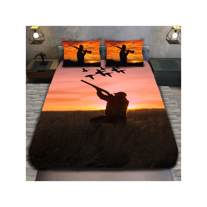 3D спално бельо с ловджийски мотиви, Hunter duck