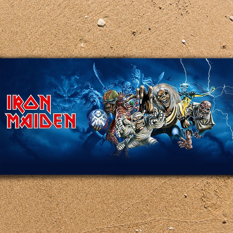 3D Плажни кърпи Music Iron Maiden Group