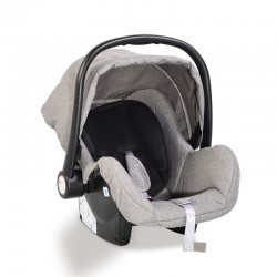Детско столче-кошничка за кола Veyron 0-13 kg - светло сив