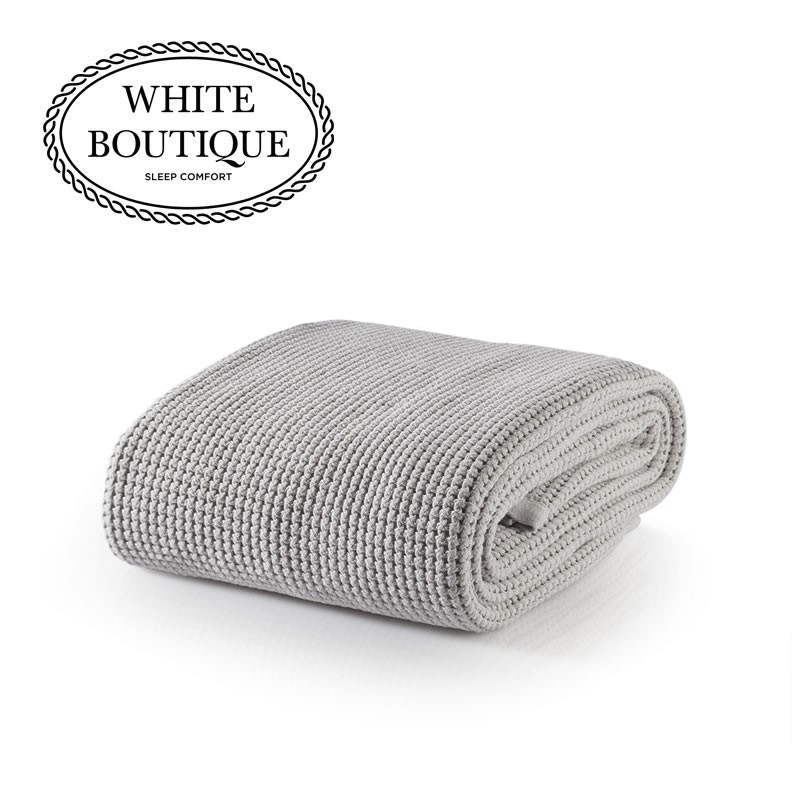 Одеяло White Boutique MARBELLA COTTON - C81 Light Gray