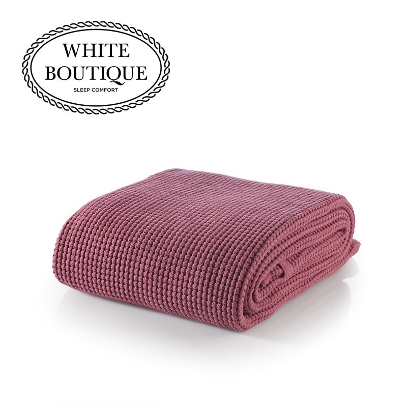 Одеяло White Boutique MARBELLA COTTON - C96 Fuschia