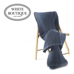 Одеяло White Boutique MARBELLA COTTON - C120 dark blue