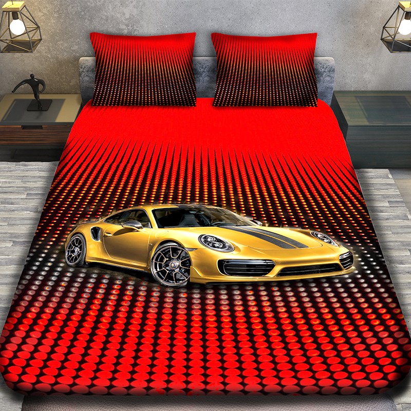 3D спално бельо с Коли, 4990 + надпис